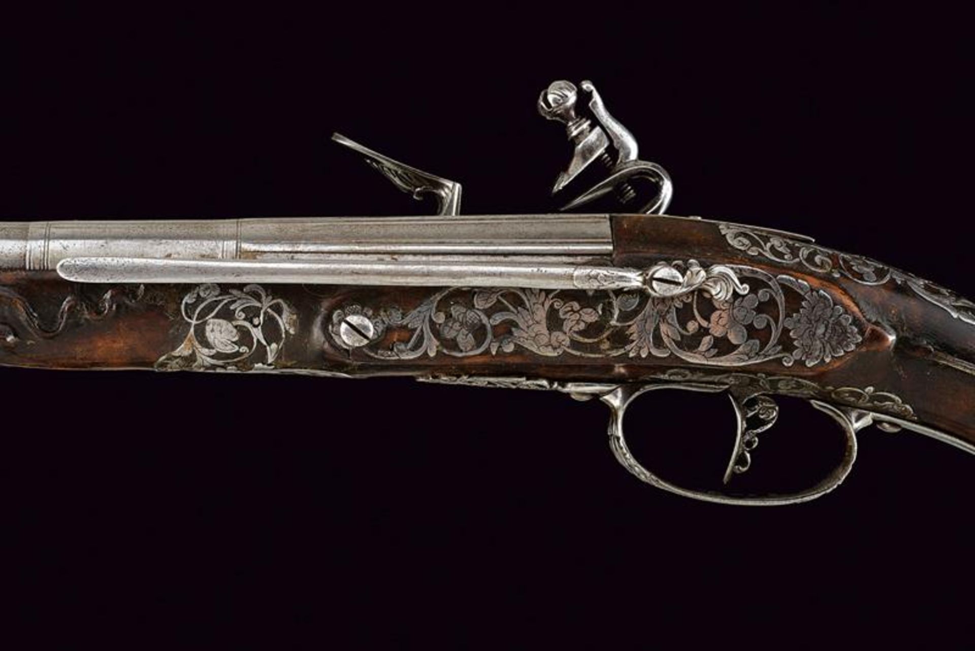 A beautiful pair of flintlock pistols by Francesco Garatto - Bild 4 aus 13