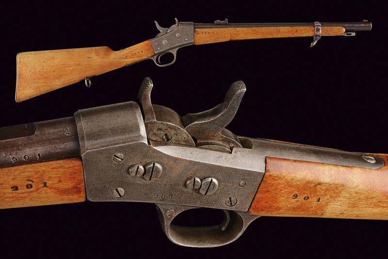 An 1885 model Remington Rolling block carbine