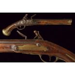 A 1733 model cavalry flintlock pistol