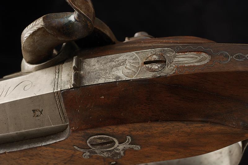 A pair of percussion pistols by Boutet, Directeur - Image 9 of 10