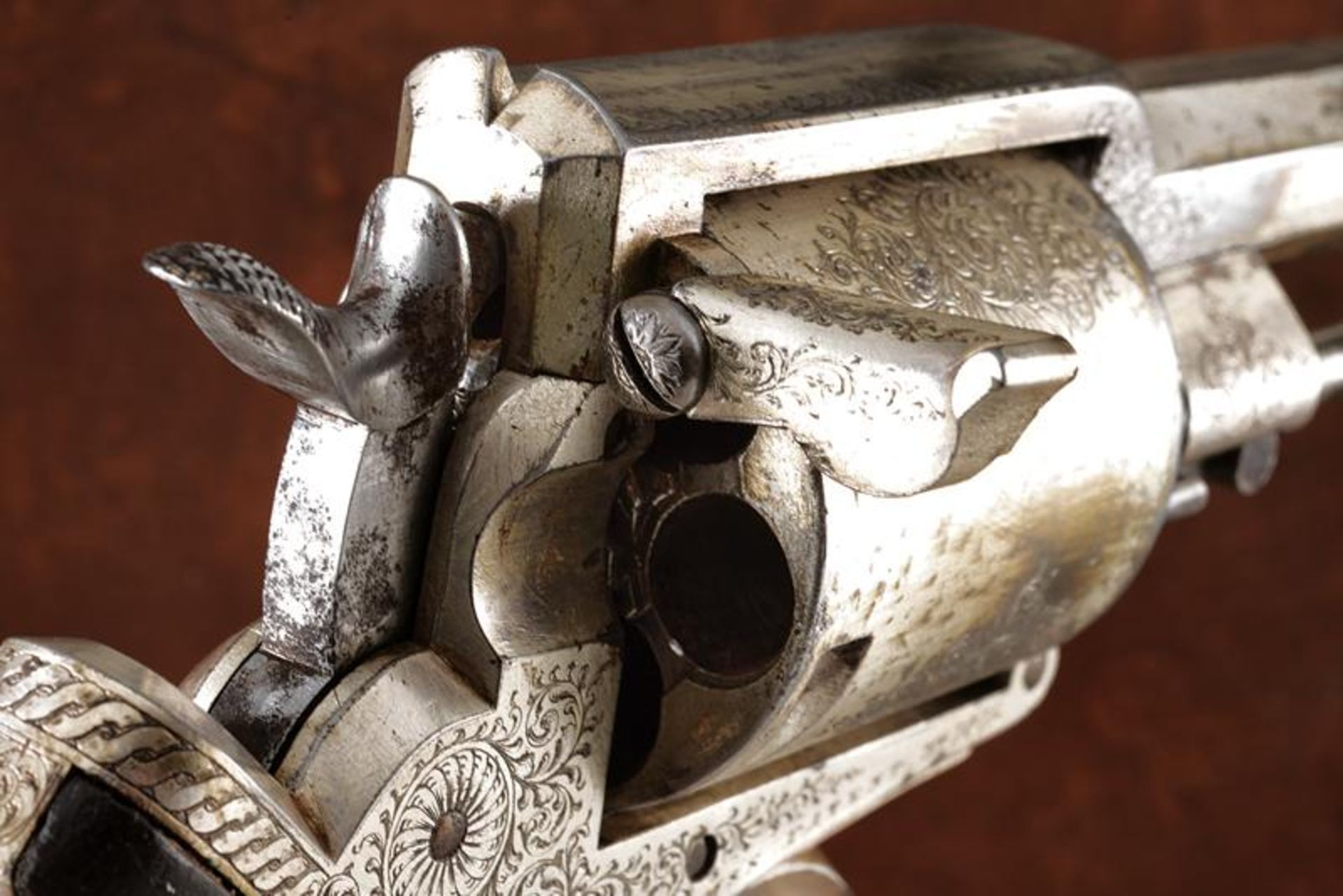 A rare cased Adams center fire revolver - Bild 6 aus 12