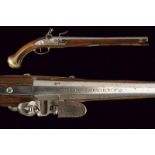 A rare 1733-34 model flintlock pistol for the Marechuassee de Lyon