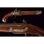 A flintlock pistol AN II model, French Revolution period