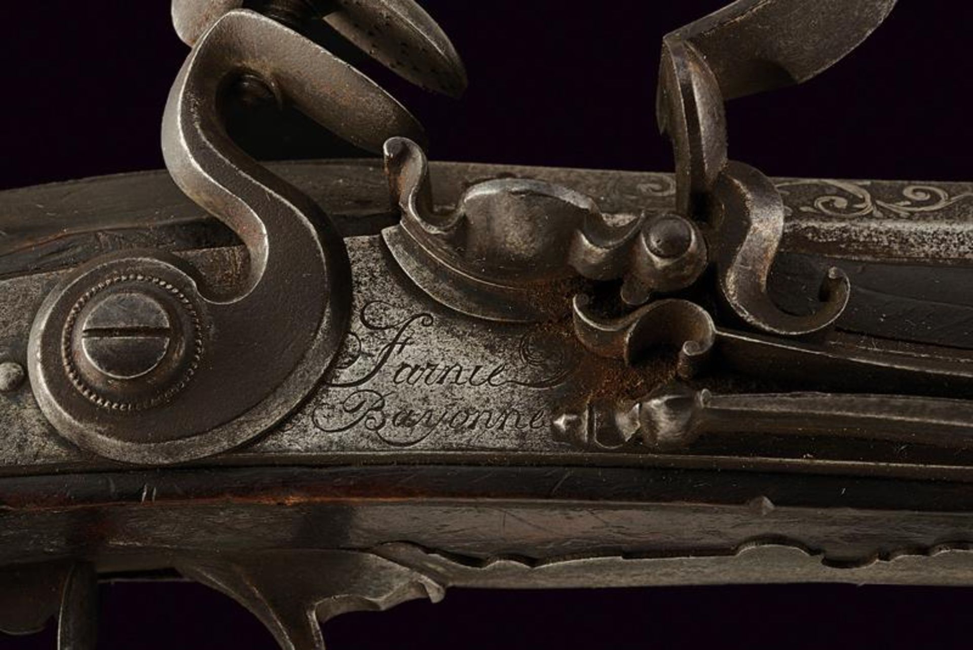 A fine pair of officer's flintlock pistols - Bild 2 aus 8