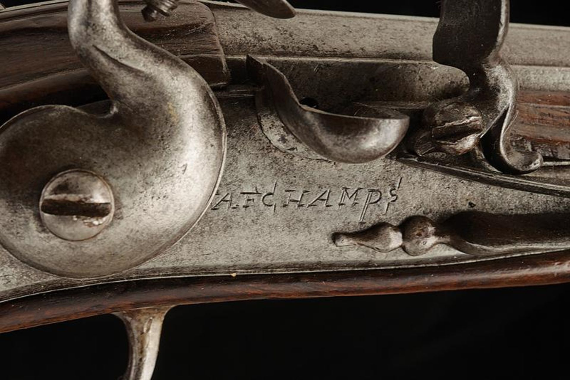 A flintlock pistol by Fafchamps - Bild 4 aus 6