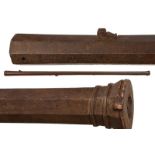 A wall-gun barrel