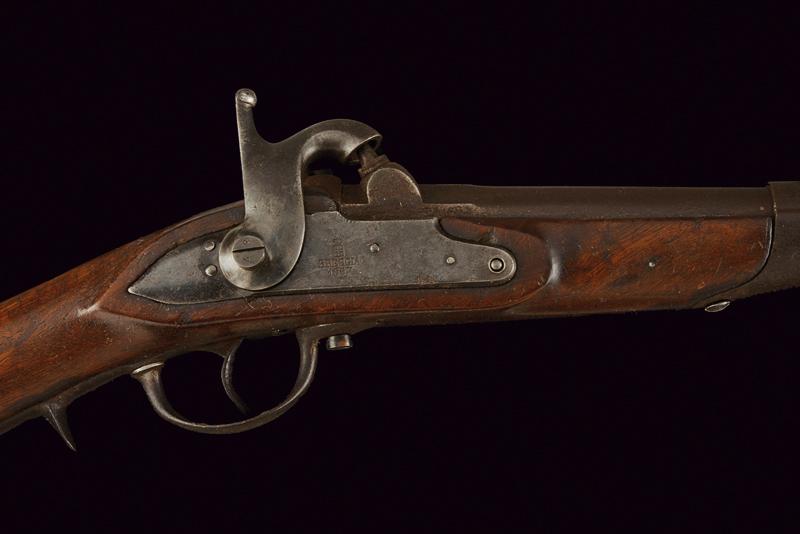 A rare 1860 model cavalry percussion carbine - Image 2 of 7