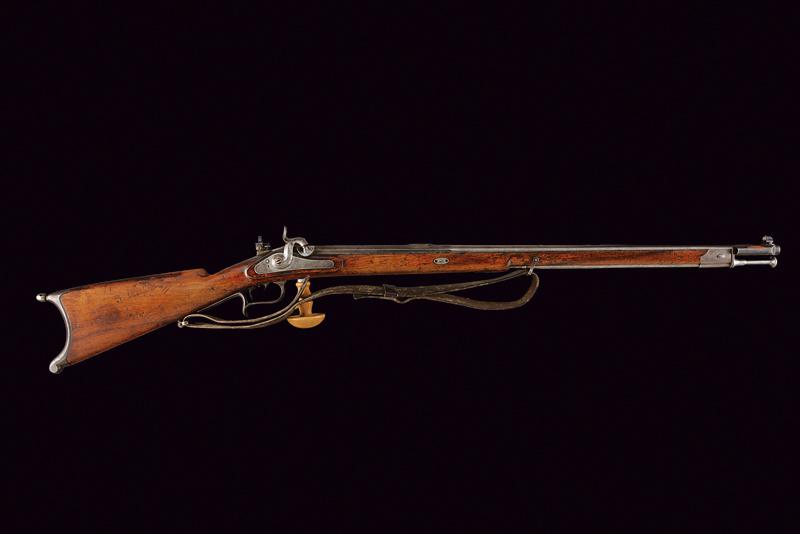 A 1851 model federal percussion carbine with diopter sight - Image 7 of 7