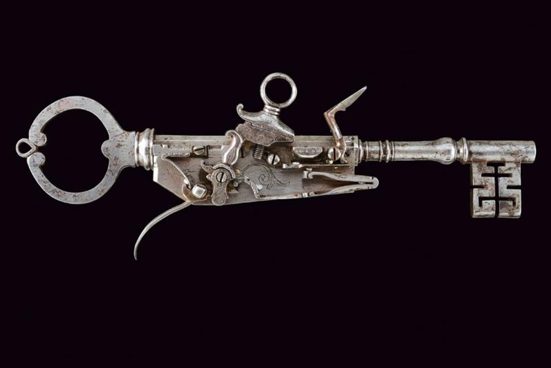 A beautiful key combined with a flintlock pistol - Image 10 of 10