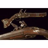 A flintlock blunderbuss