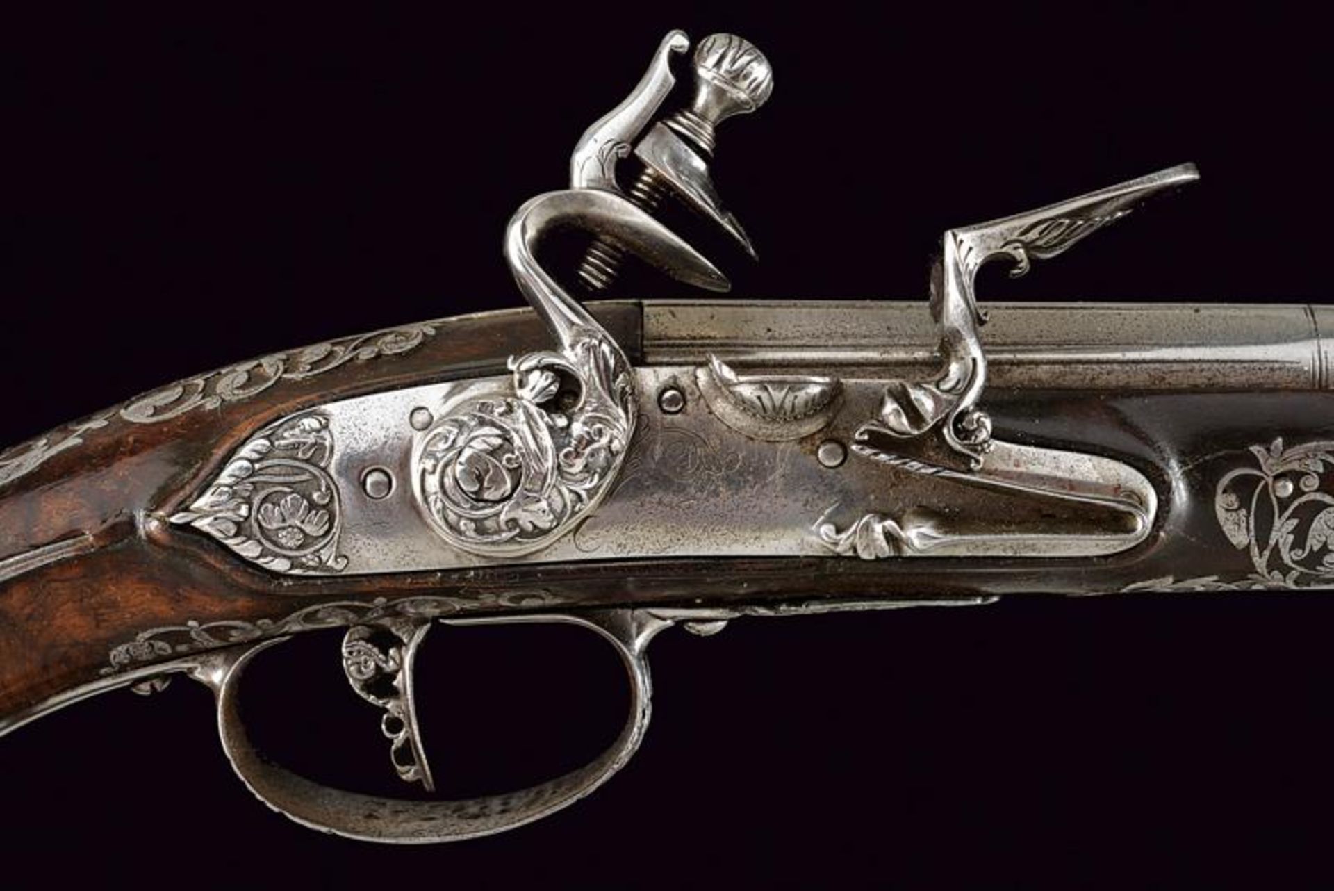 A beautiful pair of flintlock pistols by Francesco Garatto - Bild 2 aus 13