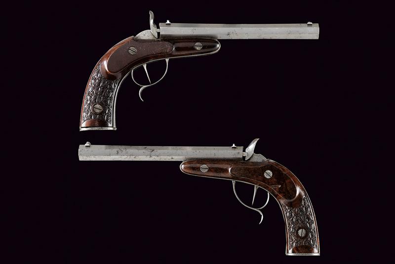 A pair of flobert type parlor pistols - Image 7 of 7