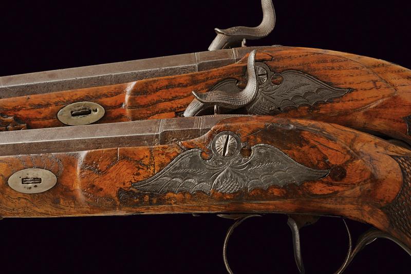 A pair of percussion pistols - Image 4 of 4