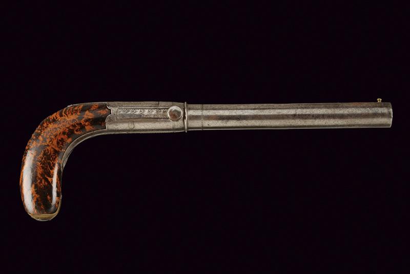 A fine percussion boxlock pistol by Lous Malherbe - Image 5 of 5