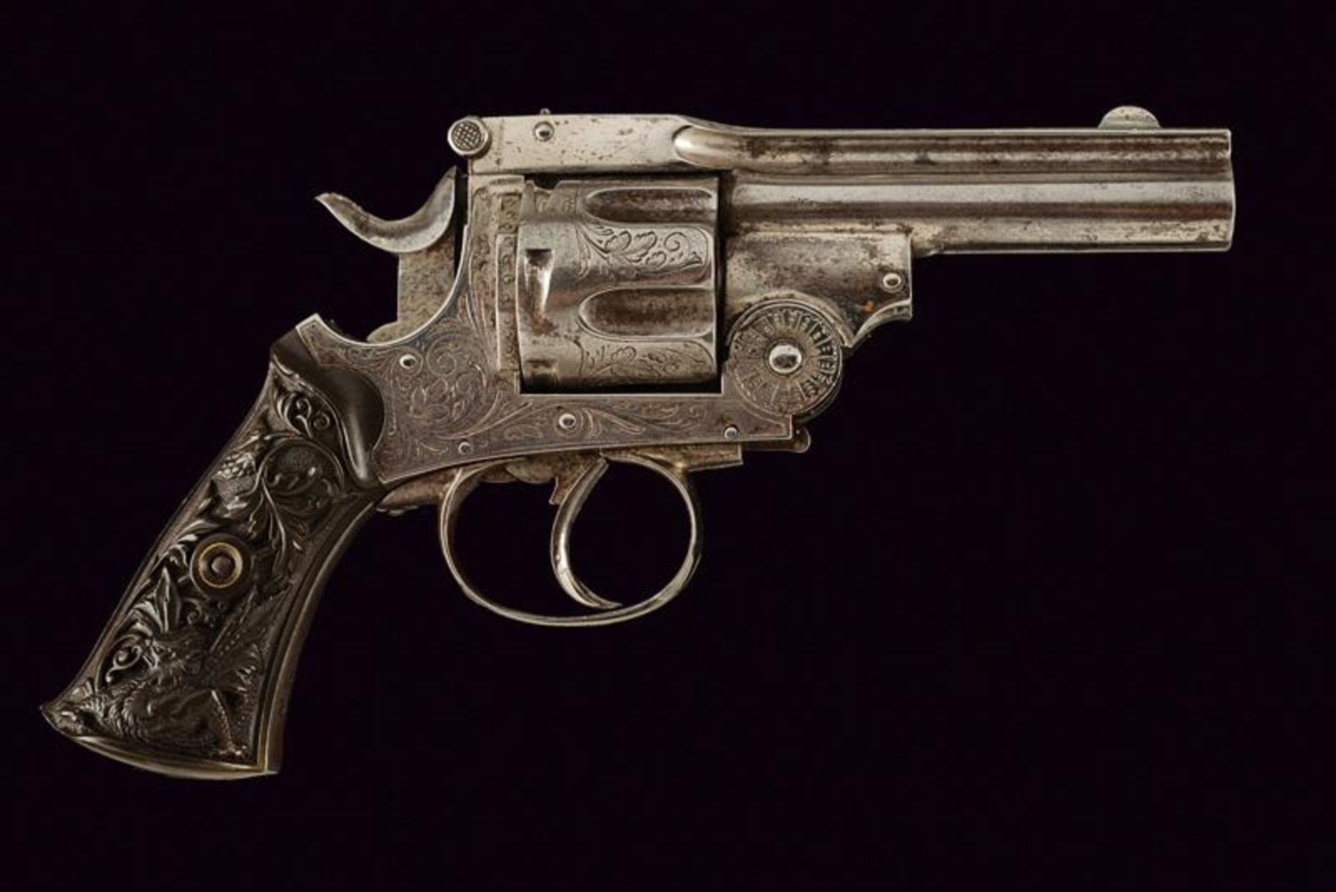 An engraved centerfire revolver - Bild 4 aus 4