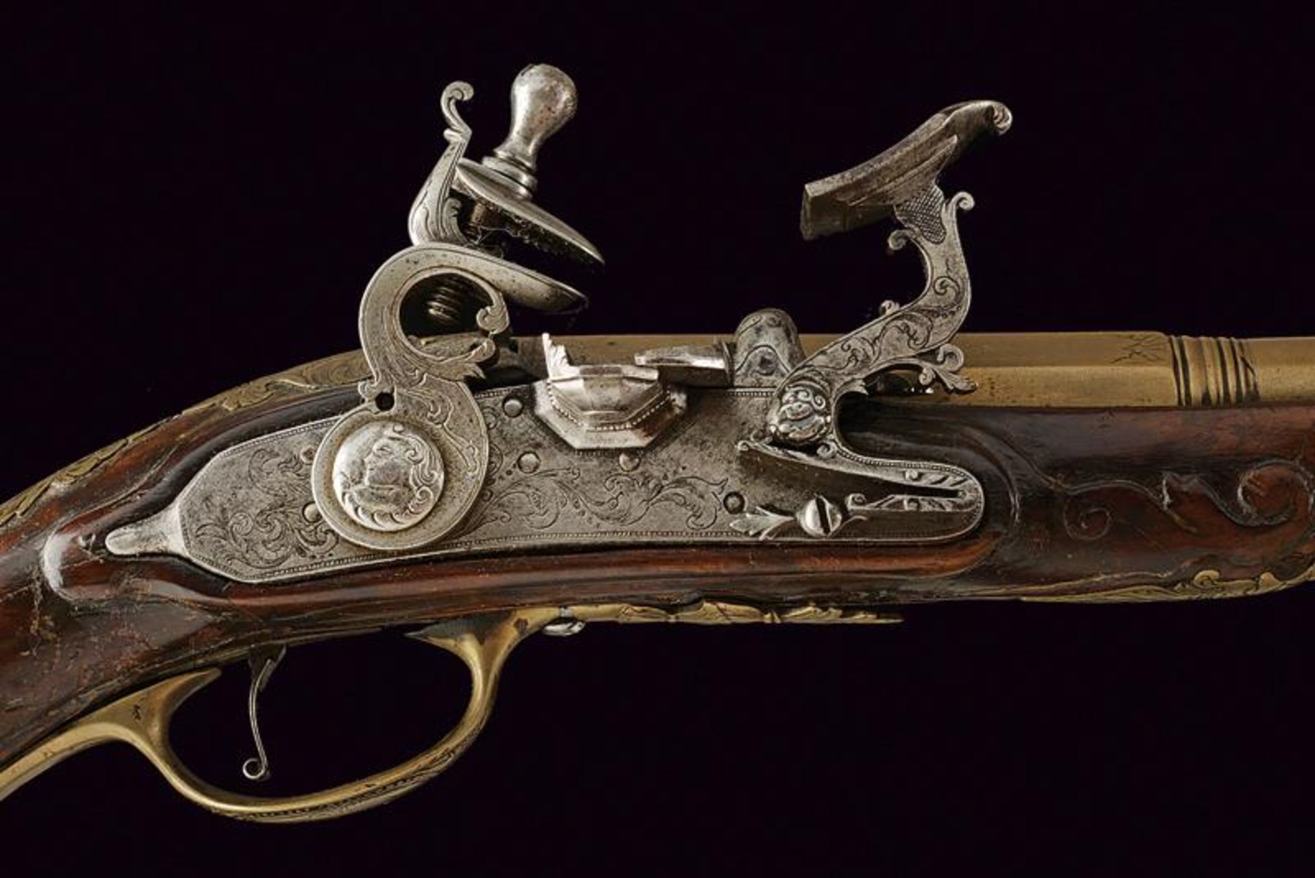 A rare naval snaphance pistol - Bild 2 aus 7