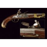 A flintlock pistol model AN VIII of the French Revolution period
