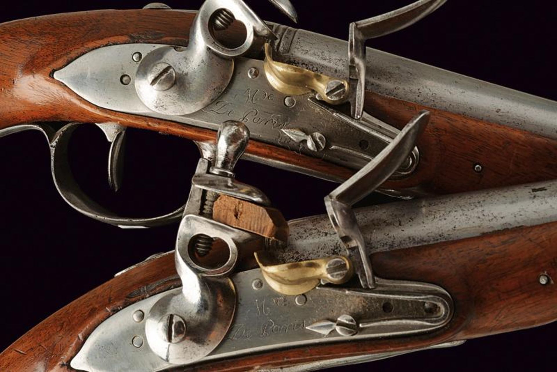 A pair of flintlock pistols - Bild 4 aus 4