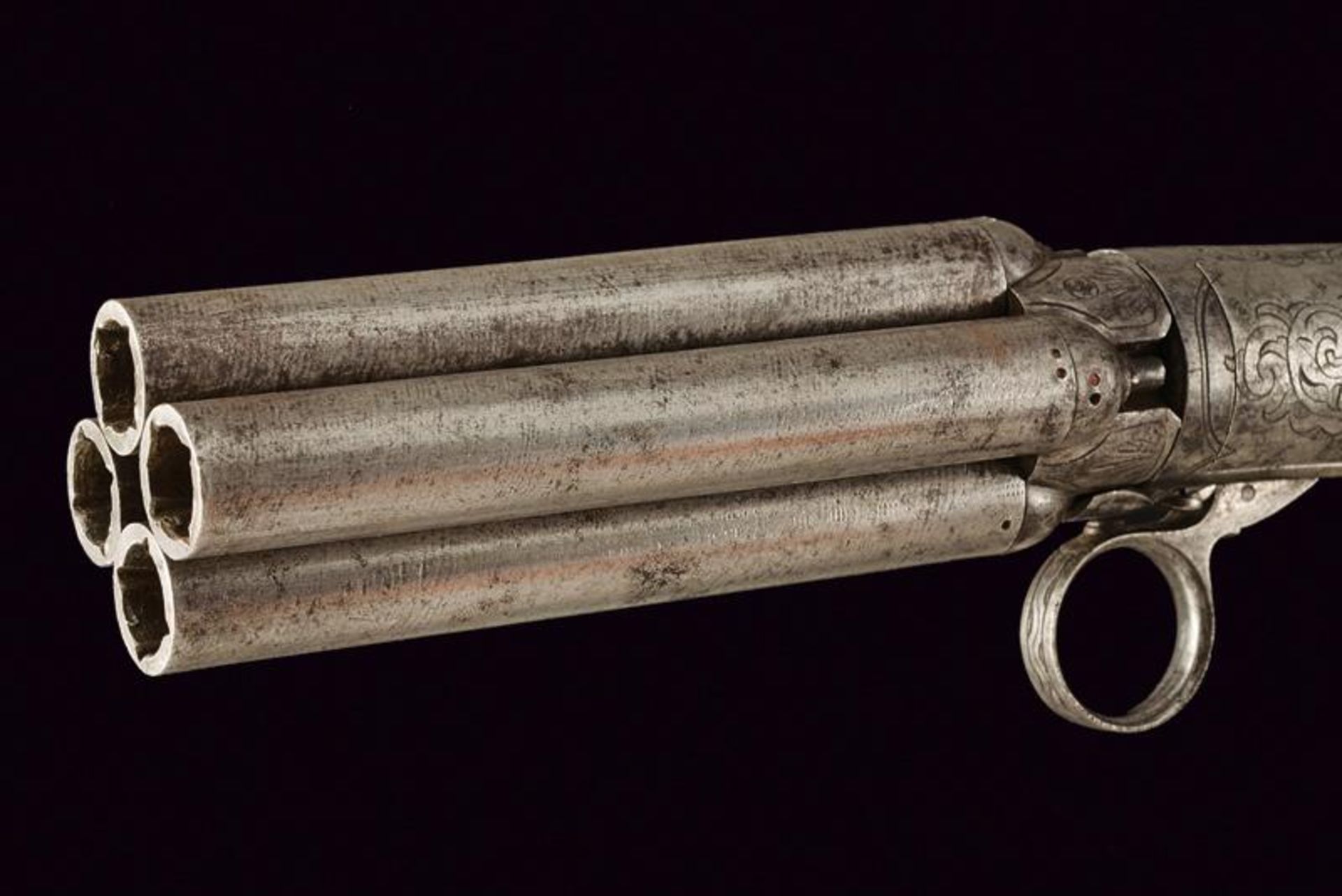 A rare pepperbox revolver by Calabresi - Bild 2 aus 5