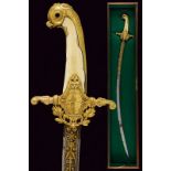 An elegant presentation sword for a gentleman with inscriptions in Arabic