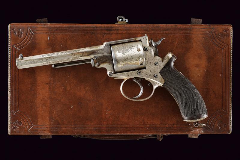 A rare cased Adams center fire revolver - Image 4 of 12