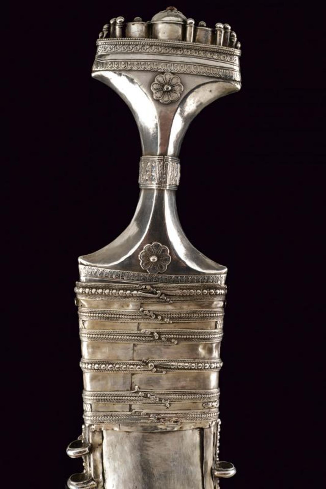A silver mounted Jambiya - Bild 7 aus 8