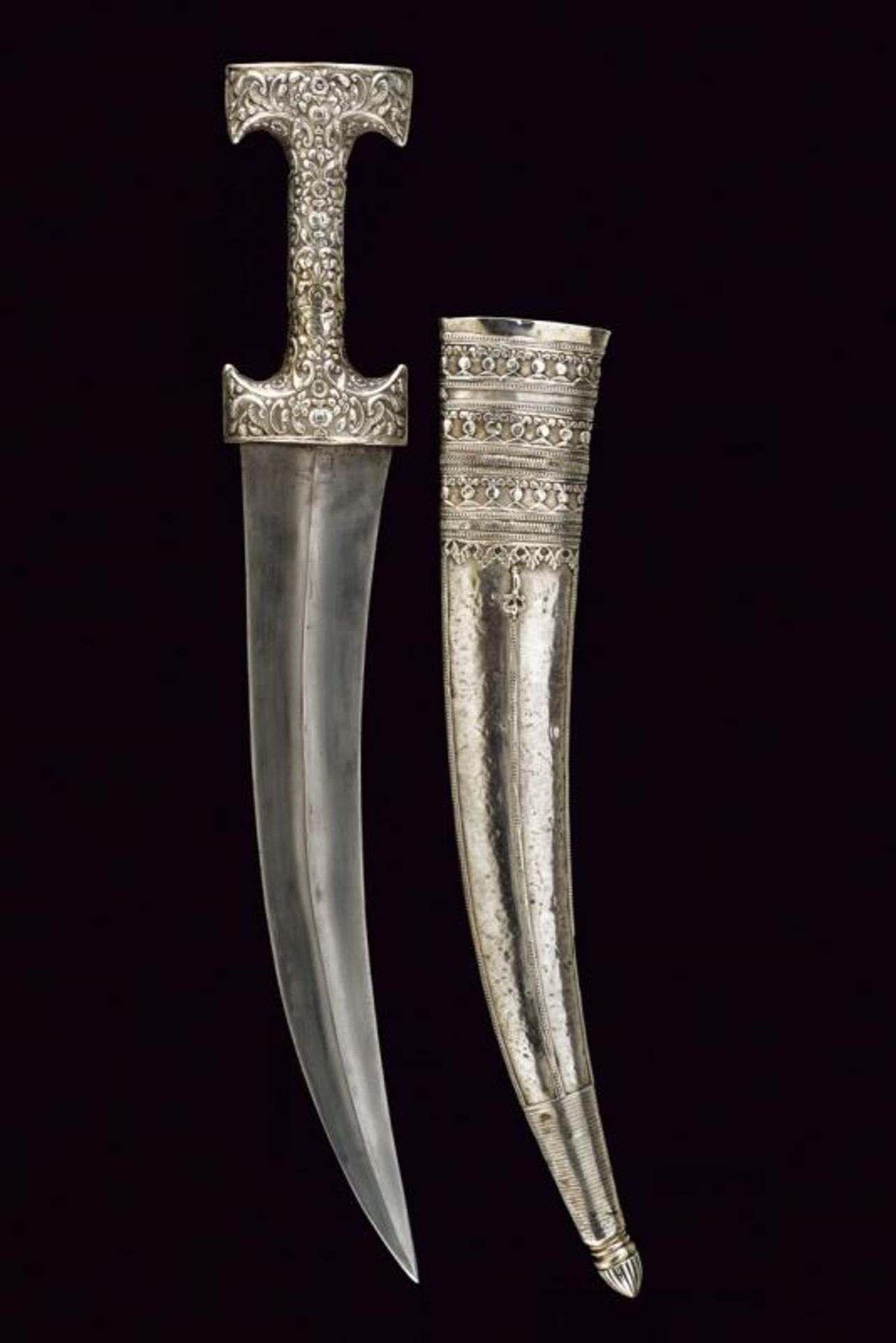 A silver mounted kandshar - Image 8 of 8