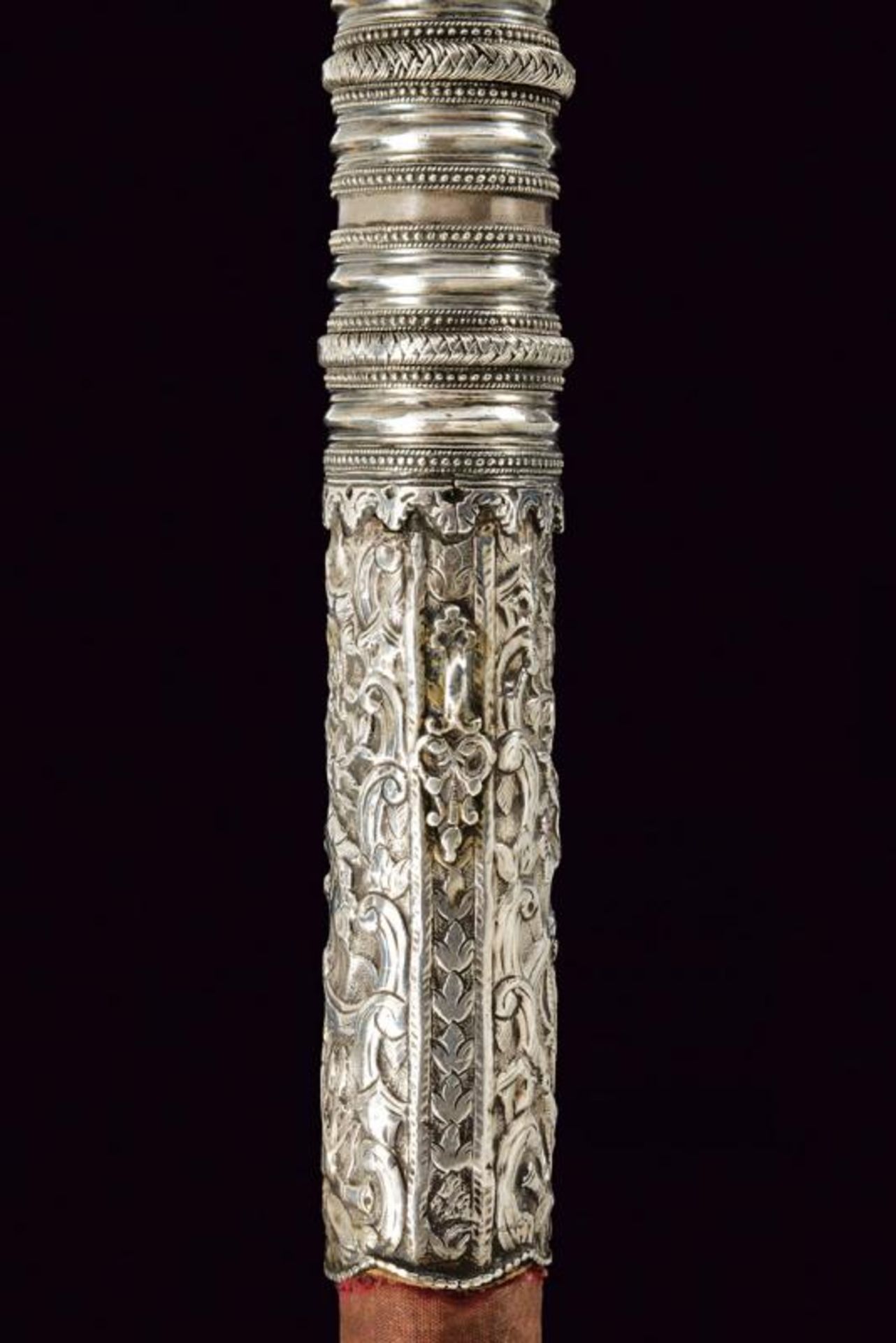 An exceptional silver mounted yatagan - Image 8 of 11