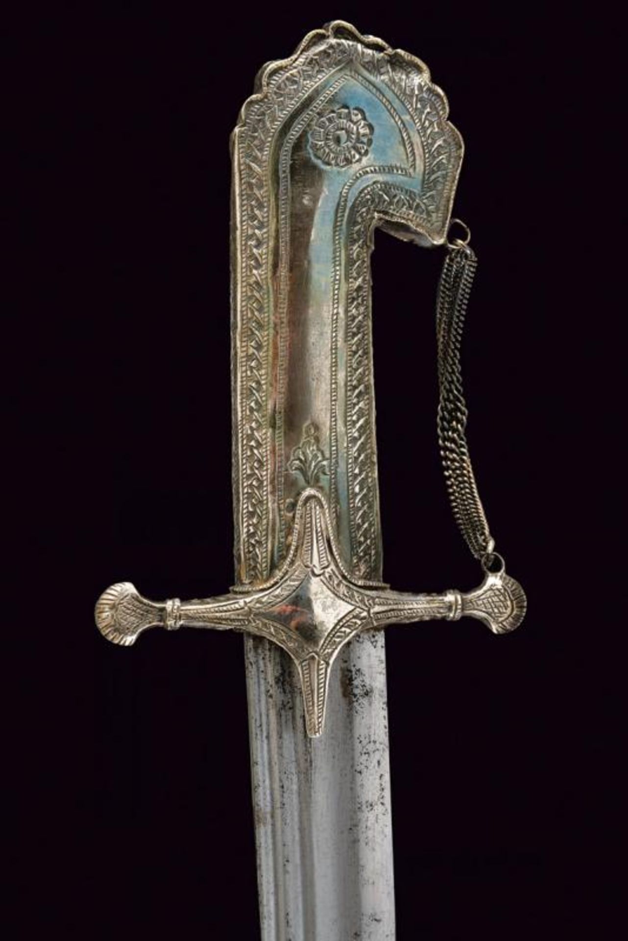A silver mounted Saif - Bild 4 aus 7