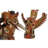A kris stand depicting Garuda