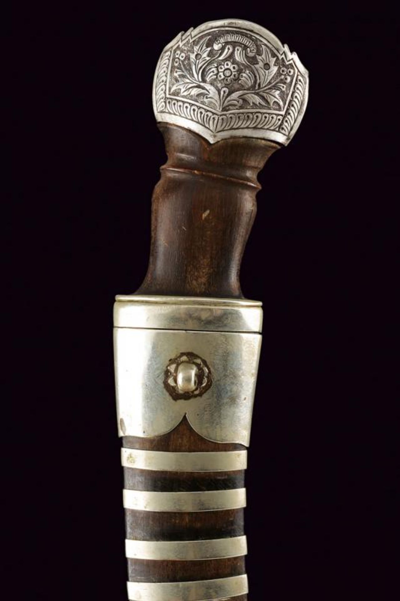 A silver mounted dagger - Bild 4 aus 5