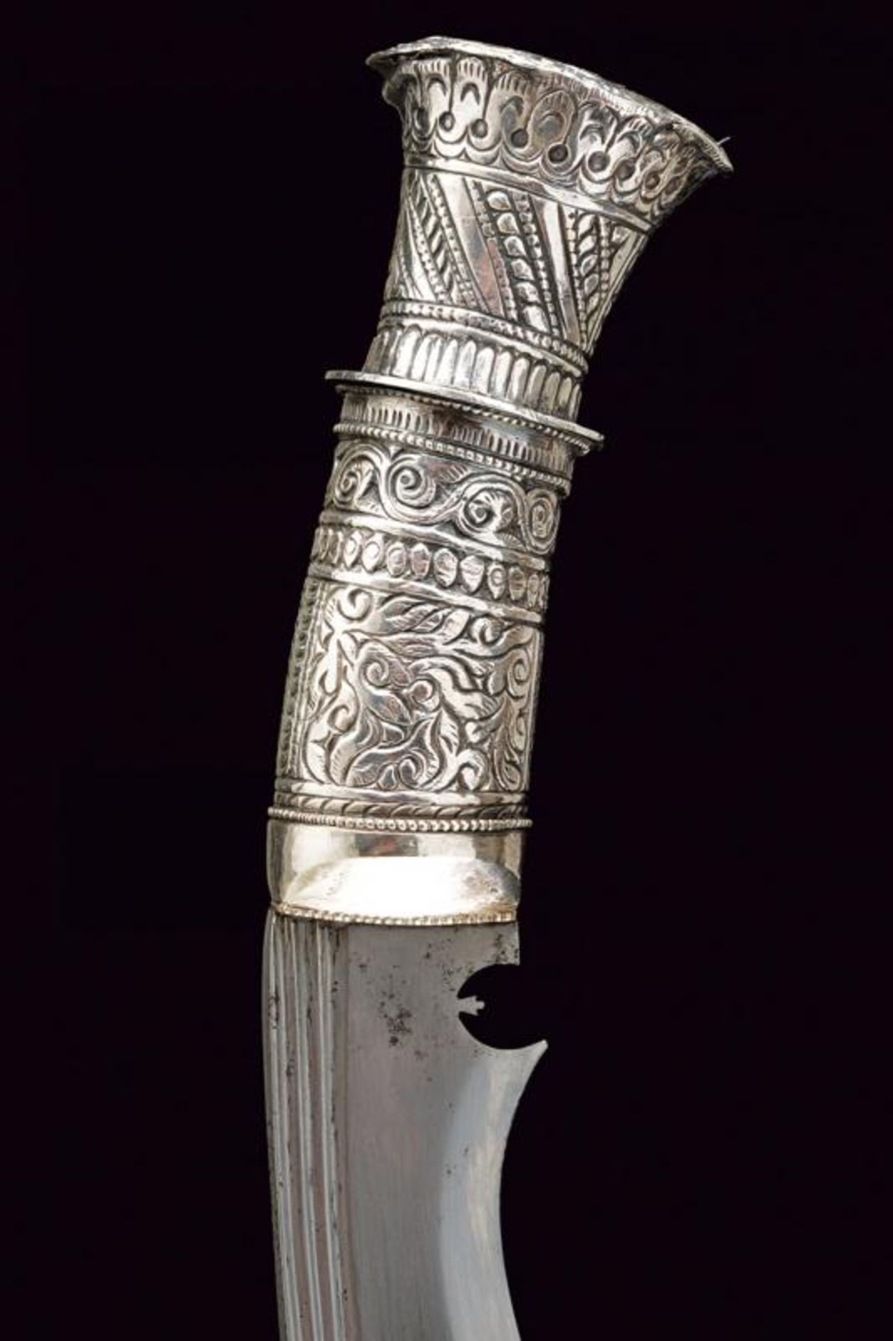 An exceptional silver mounted kukri - Image 2 of 13