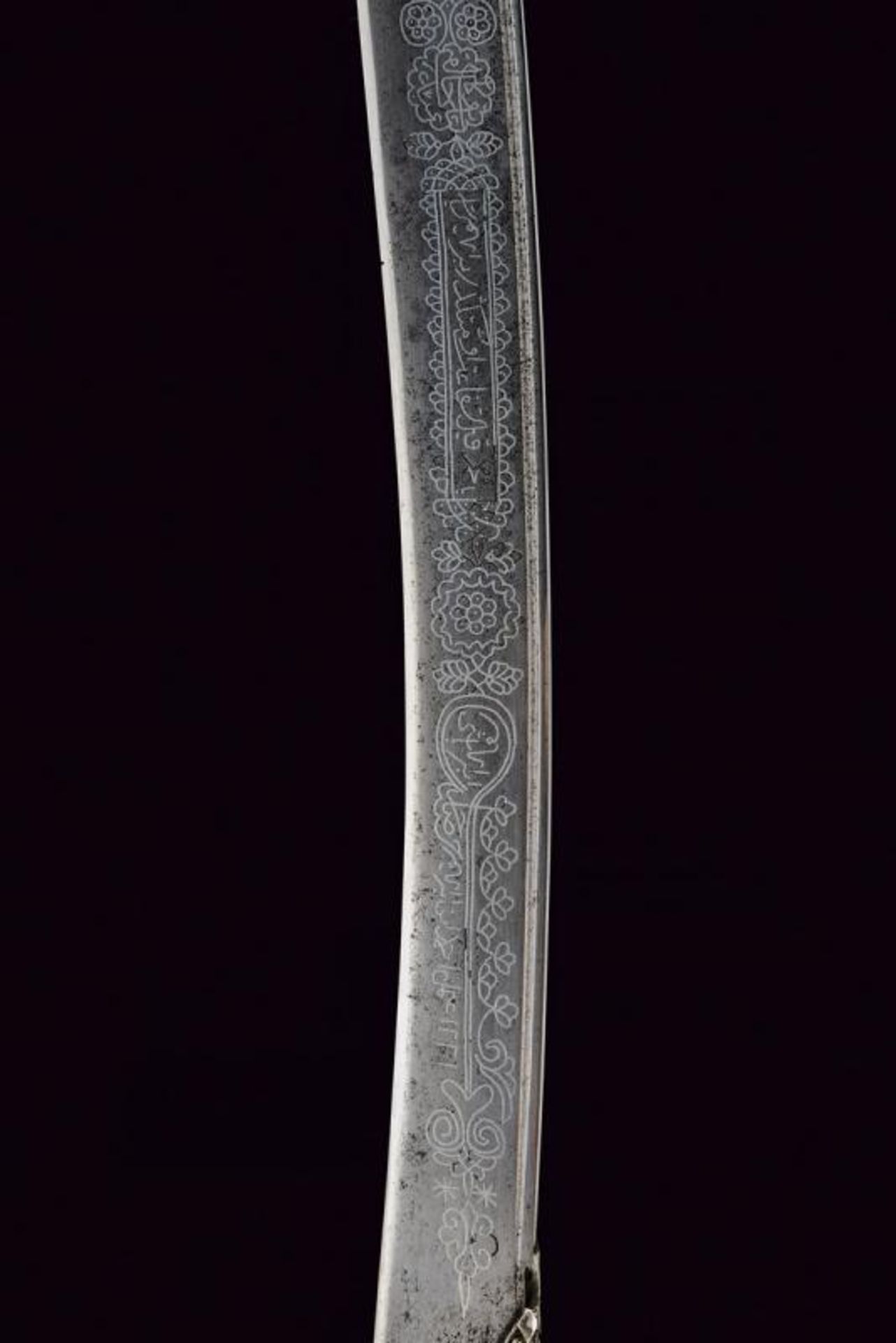 An exceptional silver mounted yatagan - Image 7 of 11