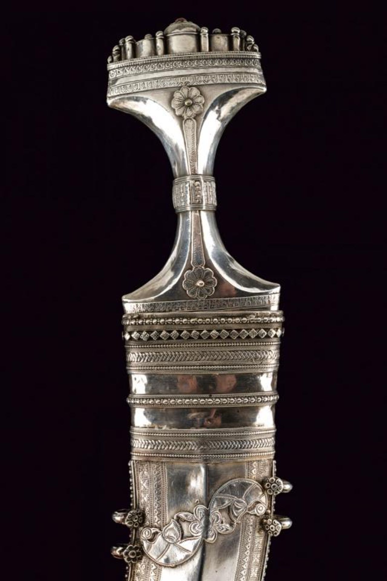 A silver mounted Jambiya - Bild 3 aus 8