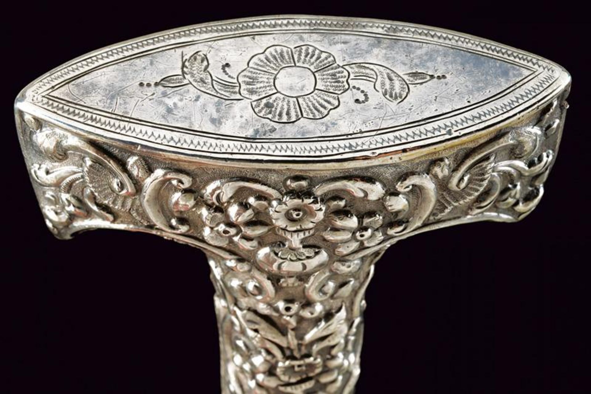 A silver mounted kandshar - Image 5 of 8