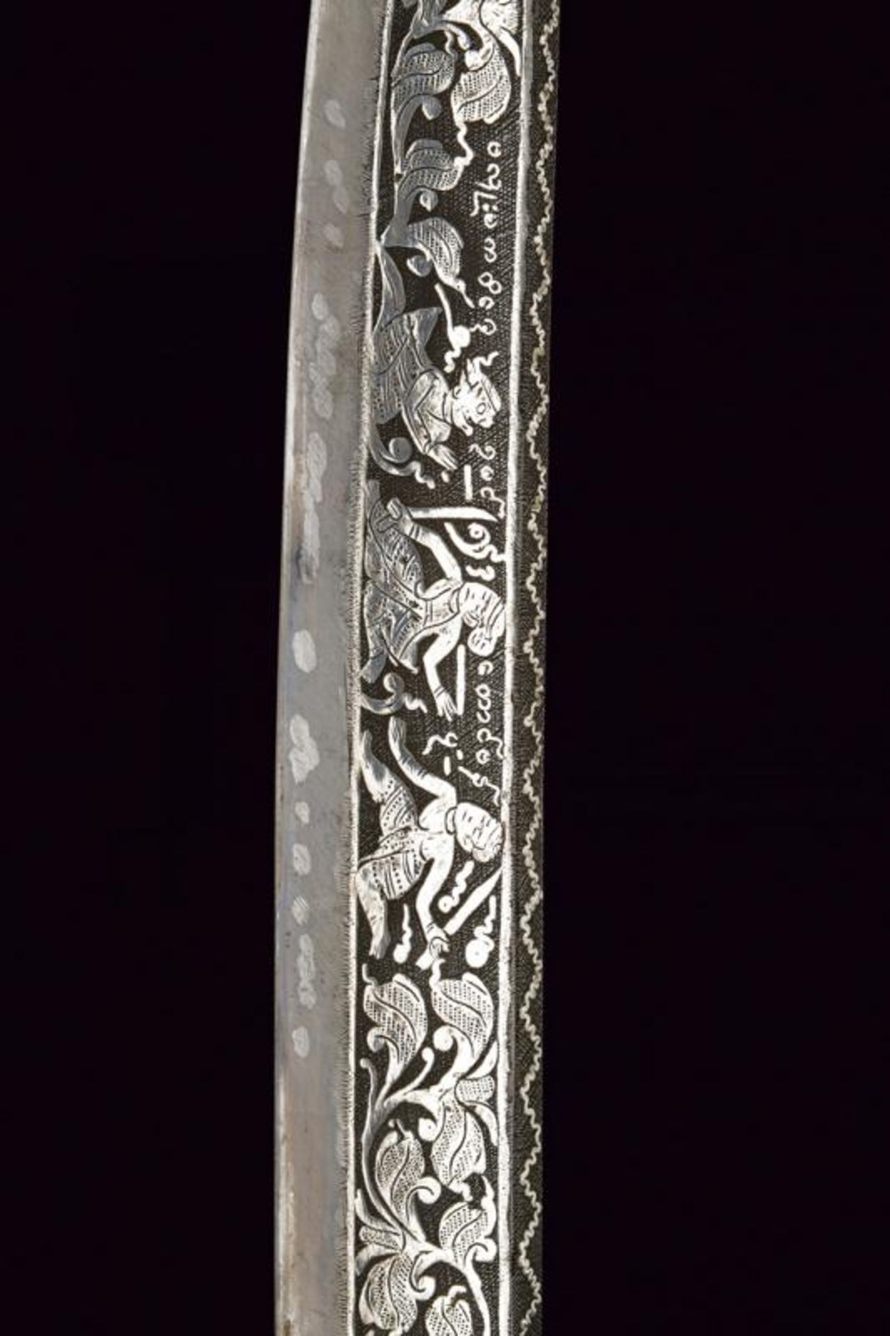 A beautiful silver mounted Dha - Image 9 of 13