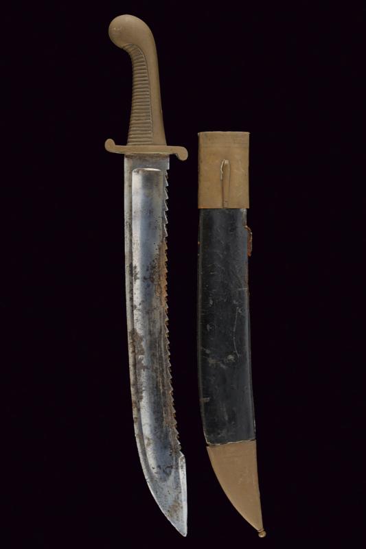 An 1827 model pioneer's short sword with saw back - Image 6 of 6