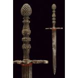 A stiletto type dagger