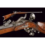 A rare breechloading target rifle by G. Manzoni of nobile property