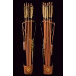 A rare set of two ebira (quivers)