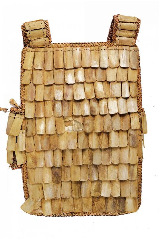 A rare bone scale breast armour - Image 2 of 2