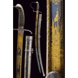 A cavalry sabre with beautiful blade