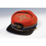 An officer's kepi in the 6th Zouave New York