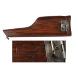 A wooden buttstock/holster for Mauser 1931 pistol