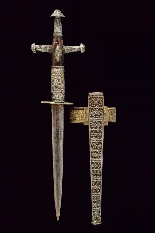 A Tuareg telek (dagger) with silver mounts - Image 7 of 7