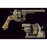 A twelve-shot pin fire revolver