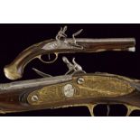 A flintlock pistol