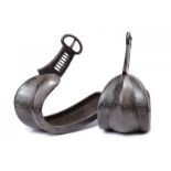 A pair of abumi (stirrups)