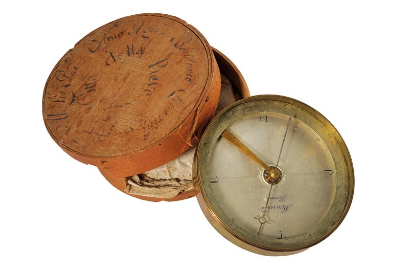 A compass with box