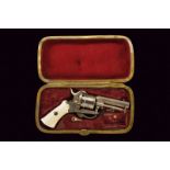 A pinfire revolver in travel case